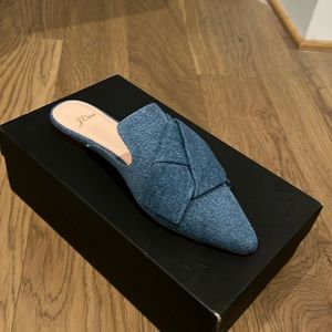 J Crew Denim Mule